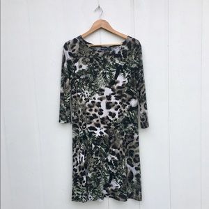 Effortless Style Animal Print Dress